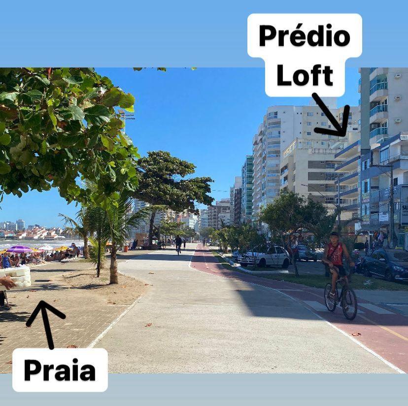 Suíte Mar - Praia do Morro - prédio frente Mar com elevador, atravessou a avenida, já está na Praia - com garagem - internet Guarapari Exterior foto