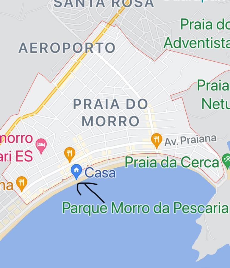Suíte Mar - Praia do Morro - prédio frente Mar com elevador, atravessou a avenida, já está na Praia - com garagem - internet Guarapari Exterior foto